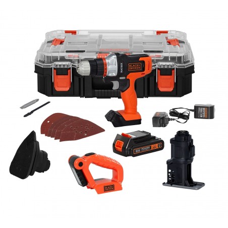 TALADRO INALÁMBRICO MATRIX 4 EN 1 BLACK & DECKER MTX20K4-B3