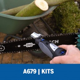 KIT AFILADO CORTADORA Y SIERRA DE CADENA DREMEL 26150679AD
