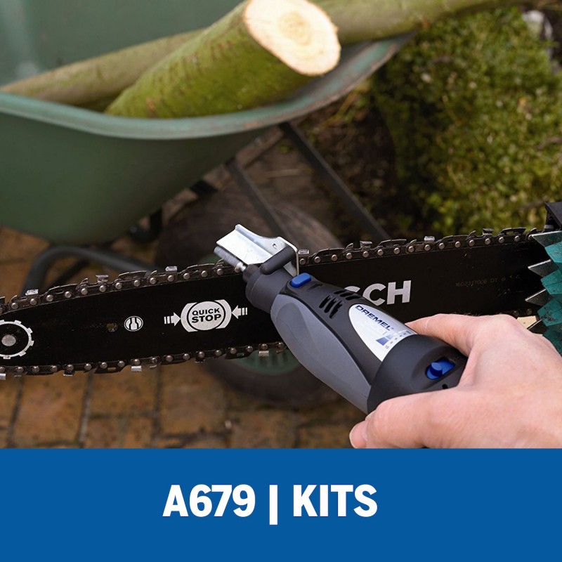 KIT AFILADO CORTADORA Y SIERRA DE CADENA DREMEL 26150679AD