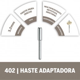 MANDRIL PARA DISCOS LIJAR-CORTAR DREMEL 2615000402
