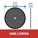 DISCO CORTE REFORZADO DREMEL 1.1/4 20 UNDS 2615426BAA