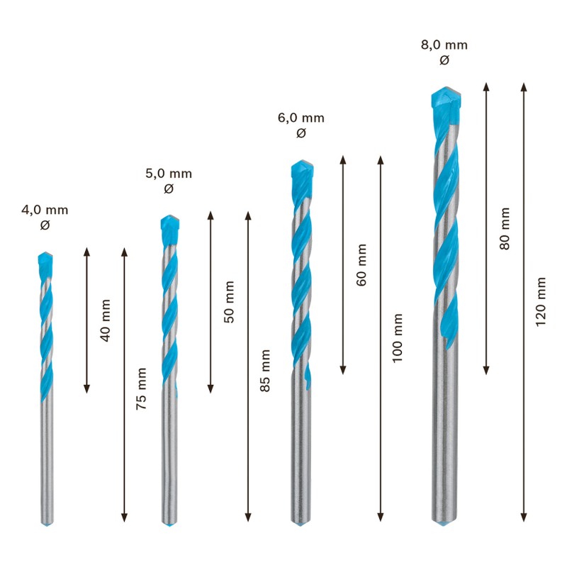 BROCAS BOSCH CYL-9 MULTICONSTRUCTION EXPERT 4 PZ 2608900649