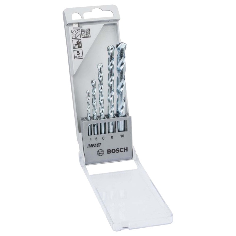 SET DE 5 BROCAS MURO BOSCH CYL-1 4-10MM PRO 2608590090