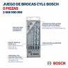 SET DE 5 BROCAS MURO BOSCH CYL-1 4-10MM PRO 2608590090