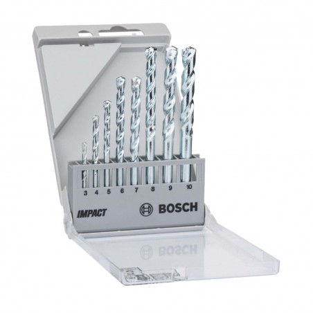 SET DE 8 BROCAS BOSCH CYL-1 PARA MAMPOSTERIA 2608590091