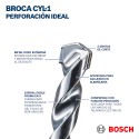 SET DE 8 BROCAS BOSCH CYL-1 PARA MAMPOSTERIA 2608590091