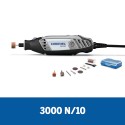 MOTOTOOL DREMEL SERIE 3000/10 + SET 75 ACCESORIOS 3000MC