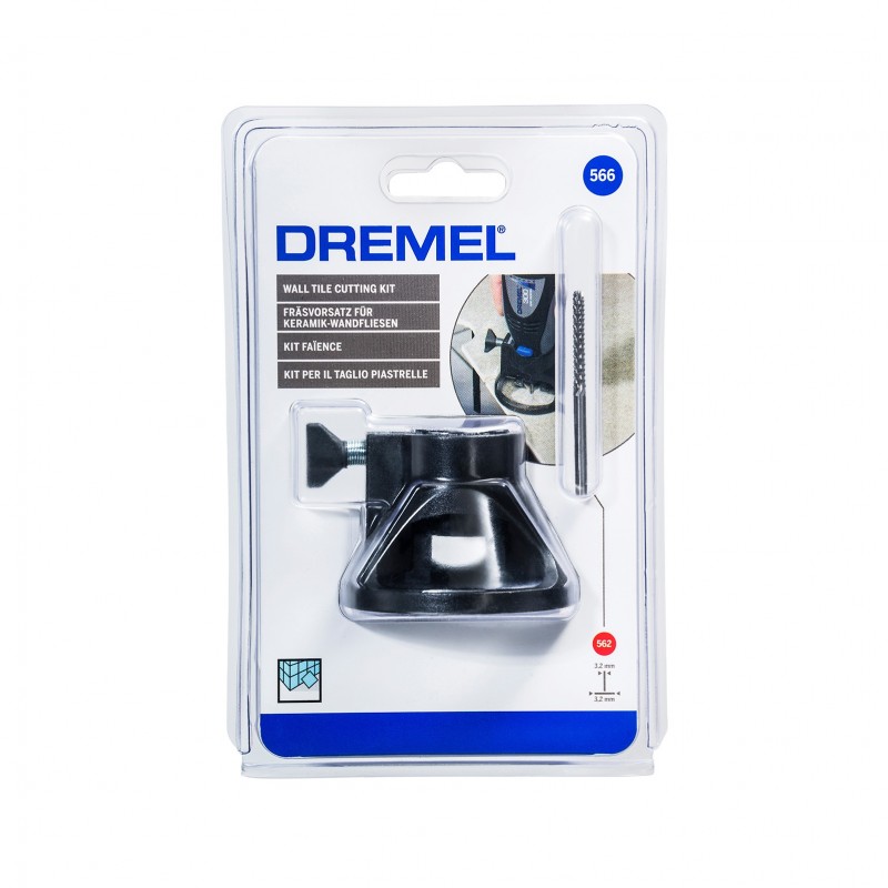 GUIA PARA CORTE DE AZULEJOS + BROCA DREMEL 26150566AD