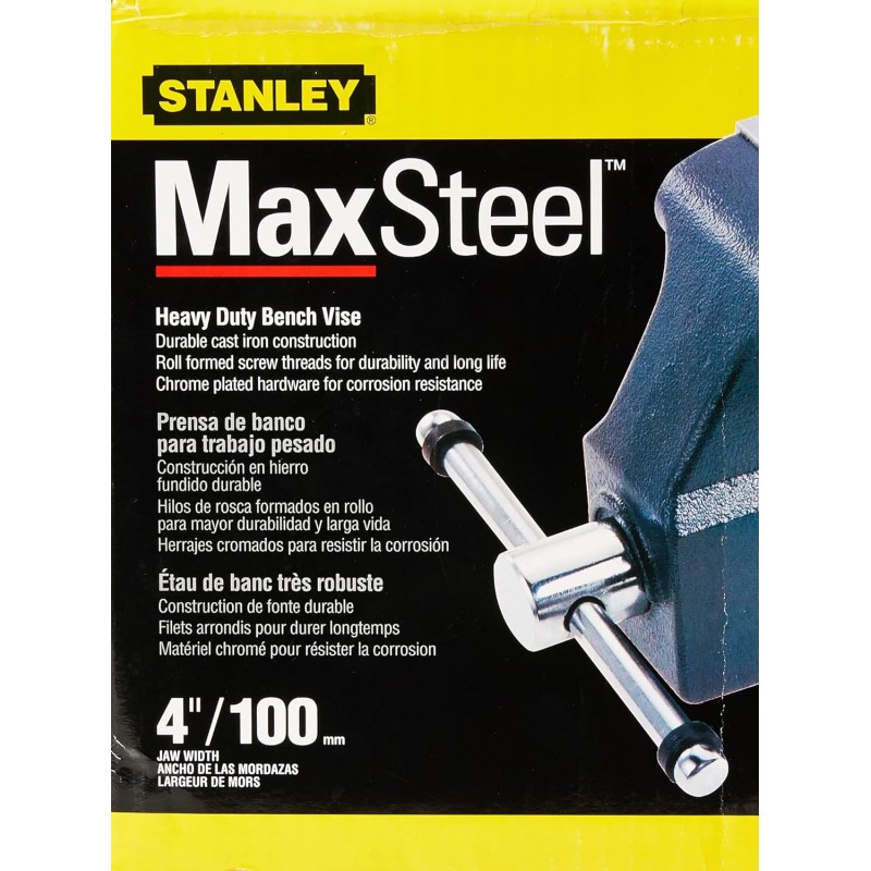 PRENSA DE BANCO GIRATORIA 4" USO PESADO STANLEY 83066