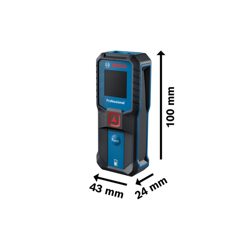 MEDIDOR DE DISTANCIA LASER 30 MT BOSCH GLM 30-23