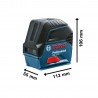 KIT NIVEL LASER BASE ROTATIVA RM1 MALETIN BOSCH GCL 2-15 KIT