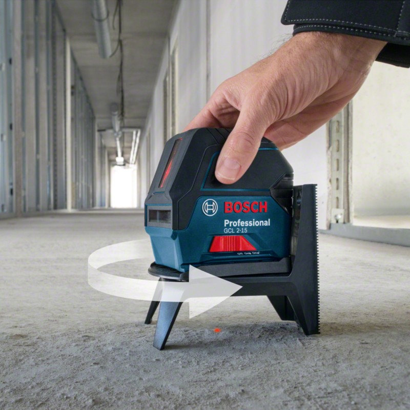 KIT NIVEL LASER BASE ROTATIVA RM1 MALETIN BOSCH GCL 2-15 KIT