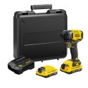 ATORNILLADOR IMPACTO BRUSHLESS 2BAT 20V STANLEY SBI810D2K-B3