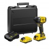ATORNILLADOR IMPACTO BRUSHLESS 2BAT 20V STANLEY SBI810D2K-B3