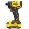 ATORNILLADOR IMPACTO BRUSHLESS 2BAT 20V STANLEY SBI810D2K-B3