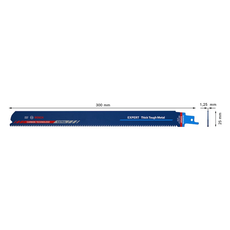 HOJA DE SIERRA SABLE METAL S1255CHC EXPERT BOSCH 2608900371