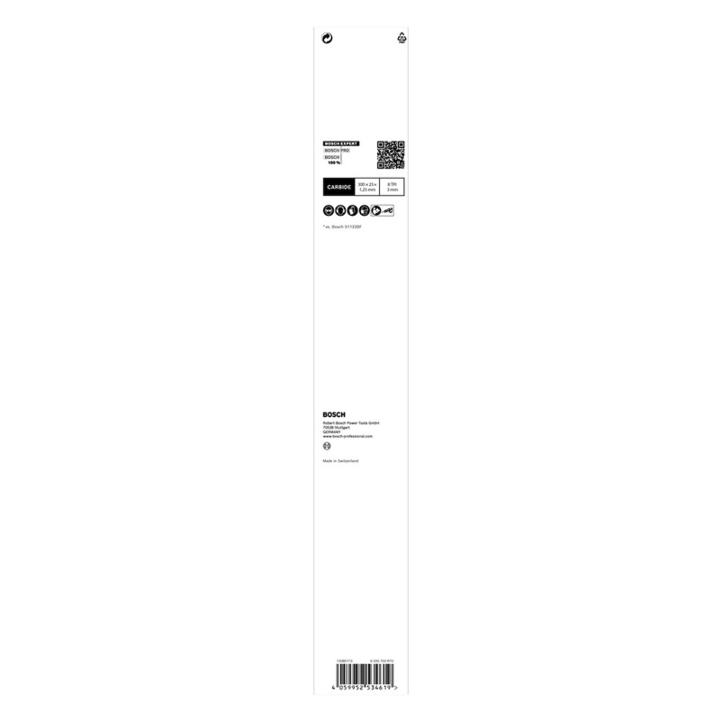 HOJA DE SIERRA SABLE METAL S1255CHC EXPERT BOSCH 2608900371