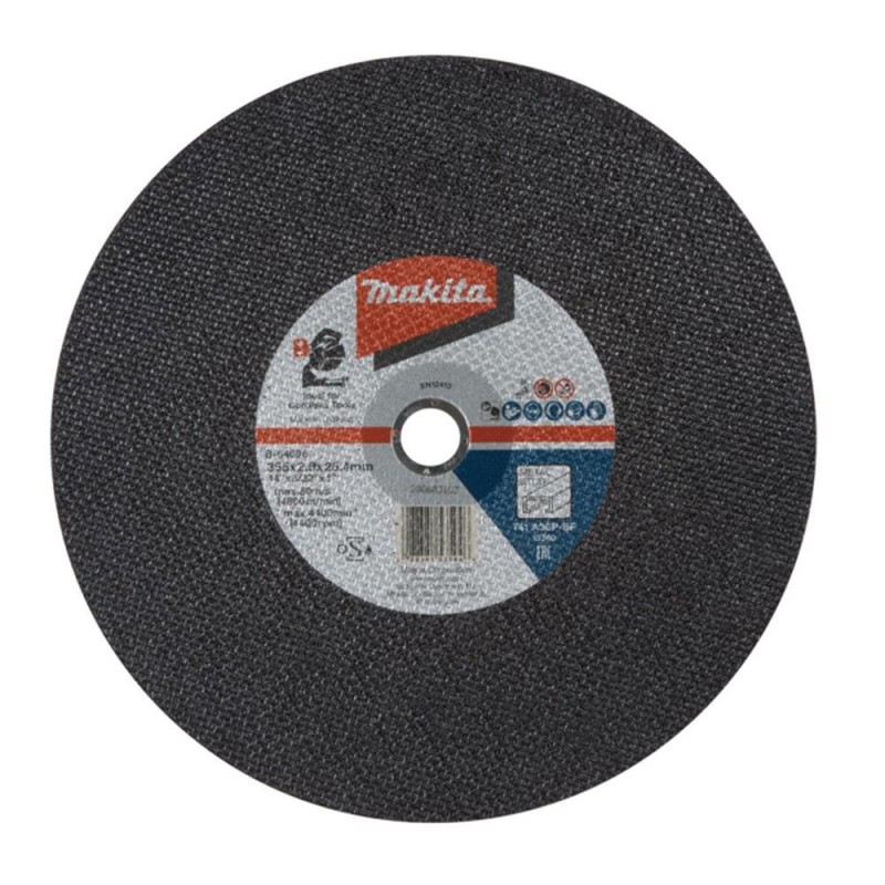 DISCO ABRASIVO CORTE METAL 14"X1/8"X1" A36P D-71336
