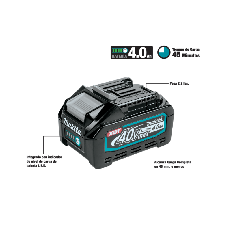 BATERIA MAKITA BL4040 XGT 40Vol.Max 4Ah 632N72-7