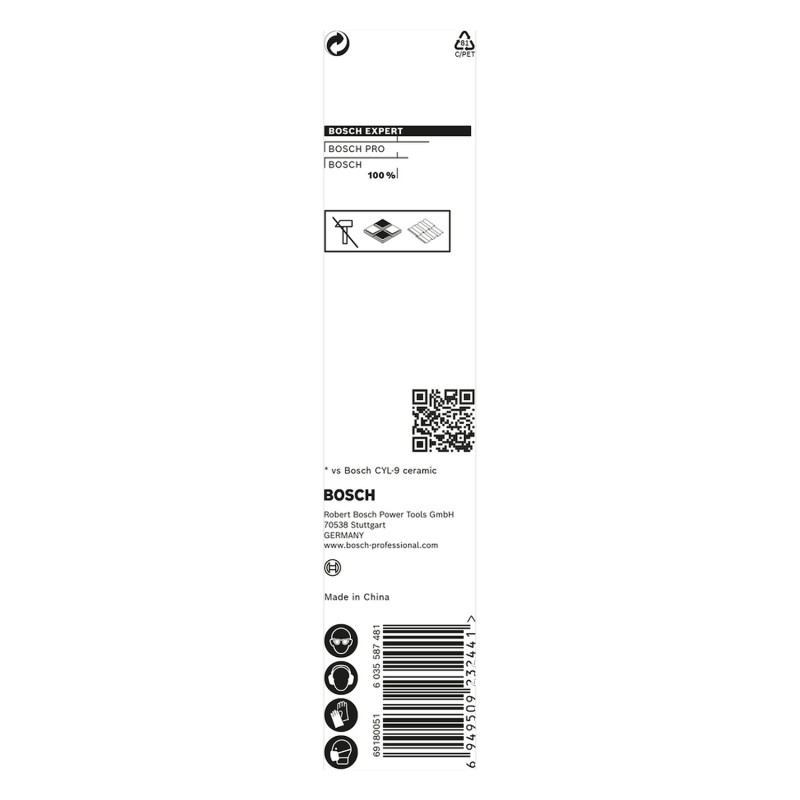 BROCA PARA PORCELANATO BOSCH EXPERT HEX-9 10x90mm 2608900593