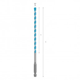 BROCA BOSCH EXPERT MULTRICONSTRUCTION 1/4X6X8 2608901461