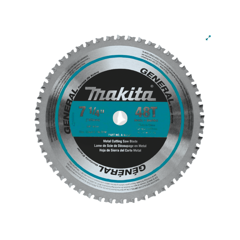 DISCO 7 1/4 X 48 MAKITA P/CORTE METAL A-93837