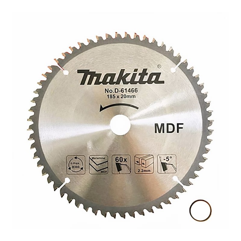 DISCO SIERRA 7.1/4 PULG  60T CORTE MDF MAKITA D-61466