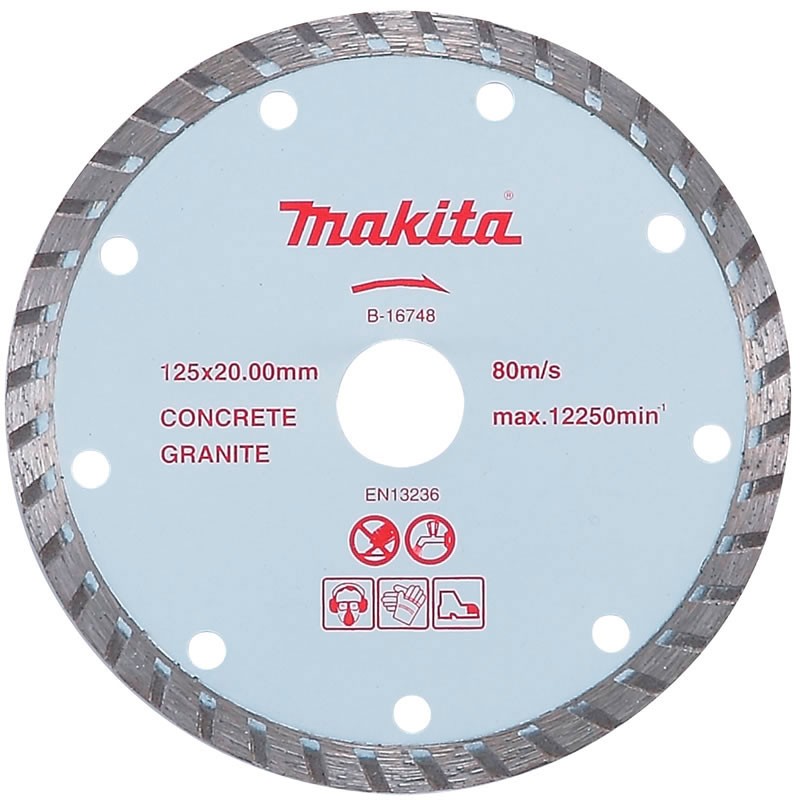 DISCO DIAMANTADO TURBO 4.1/2 Pulg.MAKITA B-16748