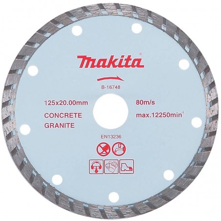 DISCO DIAMANTADO TURBO 4.1/2 Pulg.MAKITA B-16748