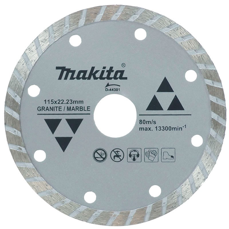 DISCO DIAMANTADO TURBO 4.1/2 Pulg.MAKITA D-44301