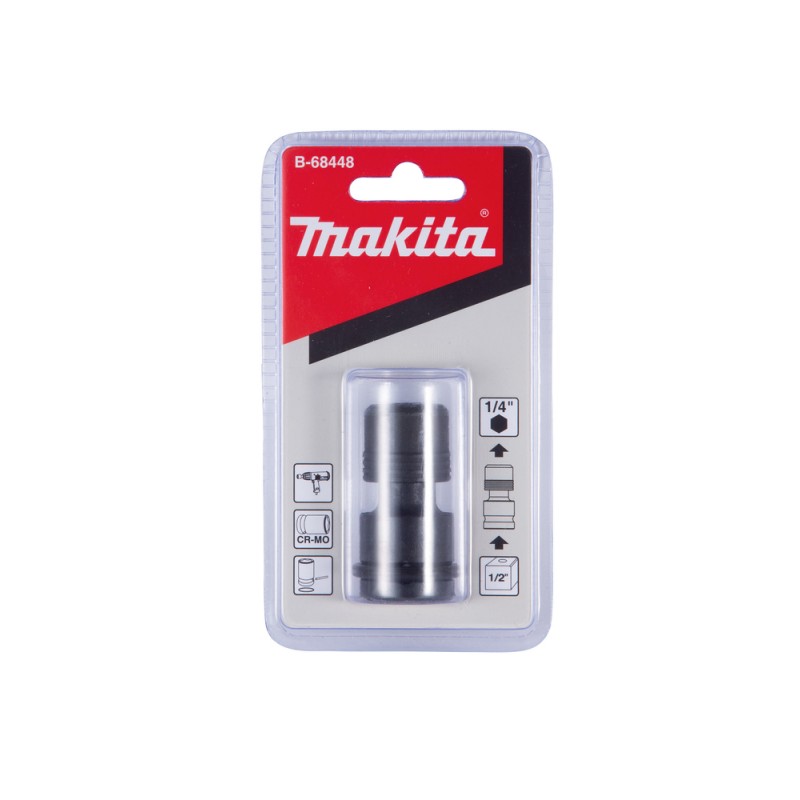 Adaptador de cuadrante de 1/2 a zanco de 1/4 MAKITA B-68448