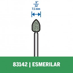 PUNTA CARBURO DE SILICIO 9/32 PULG DREMEL 2615083142