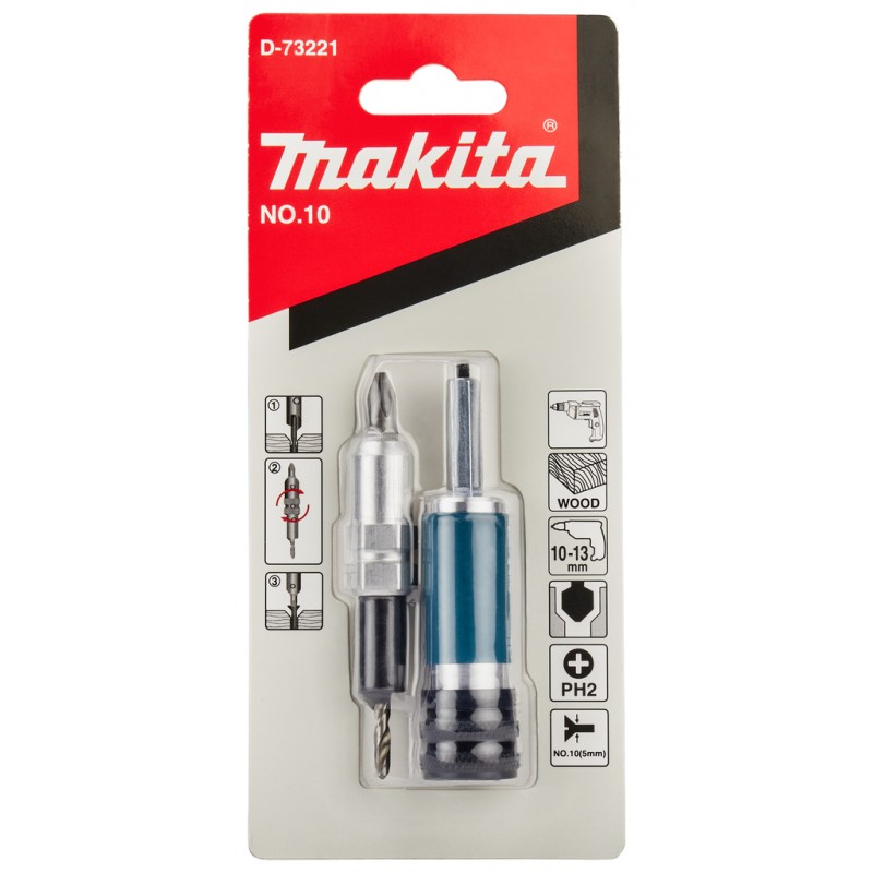 Avellanador Atornillador (M4) 1/8 3.2 mm MAKITA D-73221