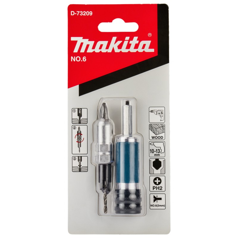 Avellanador Atornillador (M3) 3/32 2.4 mm MAKITA D-73209