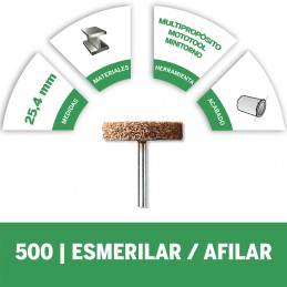DISCO ABRASIVO DE OXIDO DE ALUMINIO 1PULG DREMEL 2615000500
