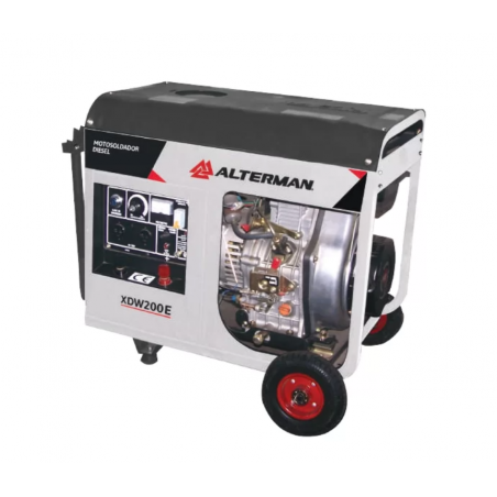 MOTOSOLDADOR DIESEL ALTERMAN 6 KVA - 200 AMP-AVR XDW200E