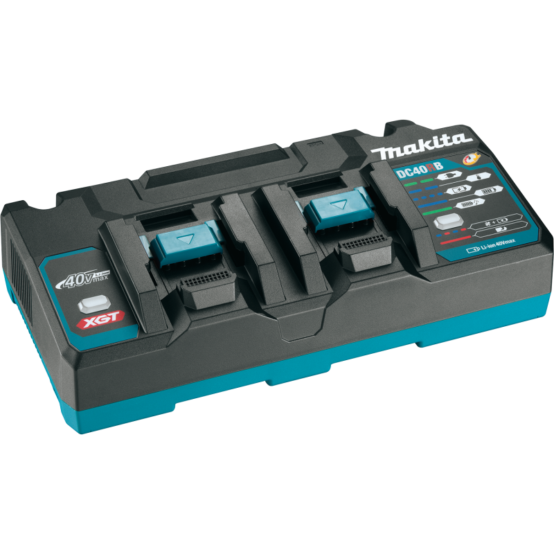 Cargador Rápido Doble Puerto DXGT® de 40V max MAKITA DC40RB
