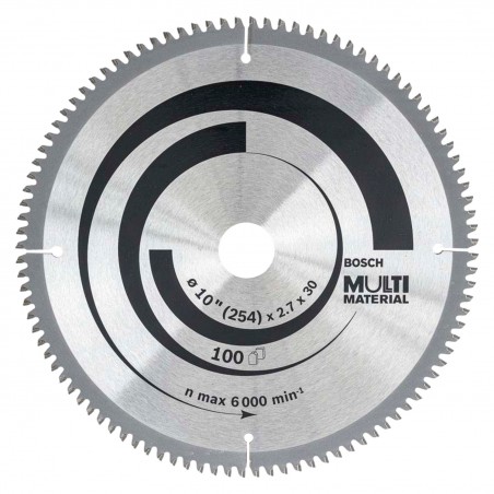 DISCO SIERRA MULTIMATERIAL 10" 100D BOSCH 2608642202