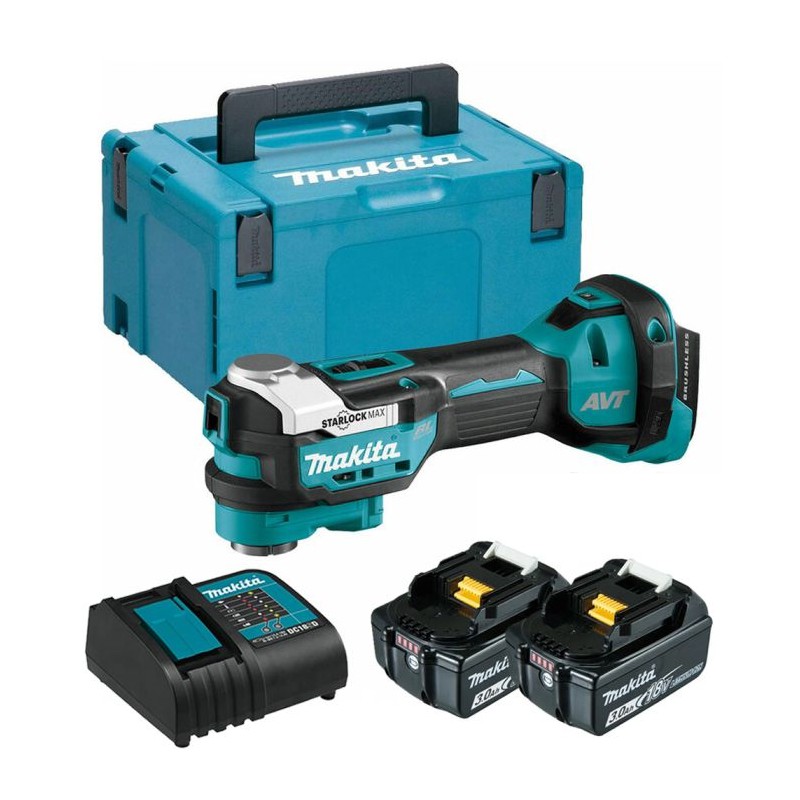 MULTITOOL 18V LXT BL XPT 2 BATERIAS 3AH MAKITA DTM52SFJX1
