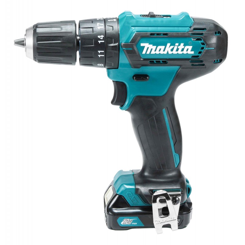TALADRO PERCUTOR INALAMBRICO 3/8 MAKITA 1 BATERÍA HP333DWYX3