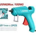 PISTOLA DE SILICONA TOTAL BARRA GRUESA 100W 120V UTT101116
