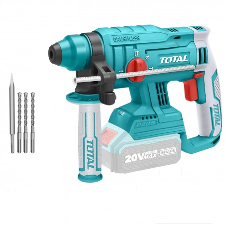 ROTOMARTILLO INALAMBRIC TOTAL SDS PLUS SIN BATERIA TRHLI2201