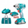 ATORNILLADOR DE IMPACTO TOTAL 1/4 20V 2 BATERIAS UTIRLI2002