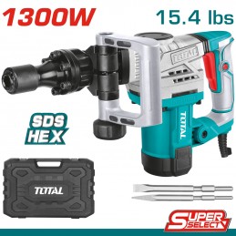 DEMOLEDOR TOTAL HEX 1300W 20J CAJA SUPER SELECT  UTH2130016