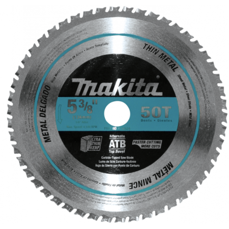 DISCO SIERRA CIR P/HOJA METAL 5-3/8" 50 T MAKITA A-94524
