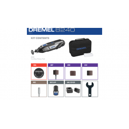 MOTOTOOL INALAMBRICO DREMEL 12V 2 AH 8240-5