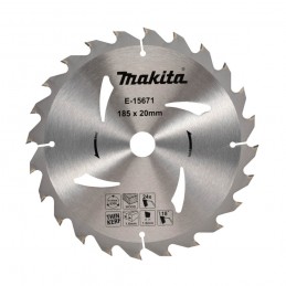 DISCO SIERRA CIRCULAR 7-1/4" X 24 DIENTES EJE 20mm MAKITA E-15671