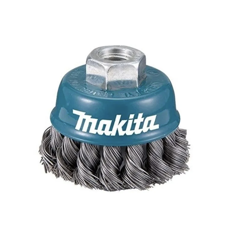 GRATA COPA DE HILO TRENZADO ROSCA 5/8" X 4"  MAKITA D-31706