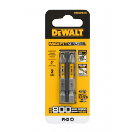 PUNTA DEWALT MAXFIT ULTRA 2 PHILLIPS No.2  PH2 X 2 UD.DWAF2PH2-2H