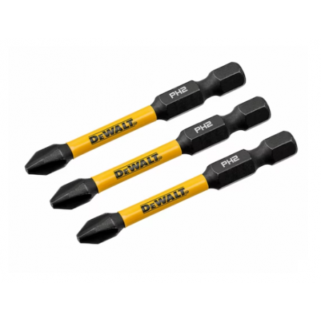 PUNTAS  P/ATORNILLADOR DE IMPACTO DEWALT FLEXTORQ PH2 X 2.25" PAQ.X 3UD DWAF2PH2IR3